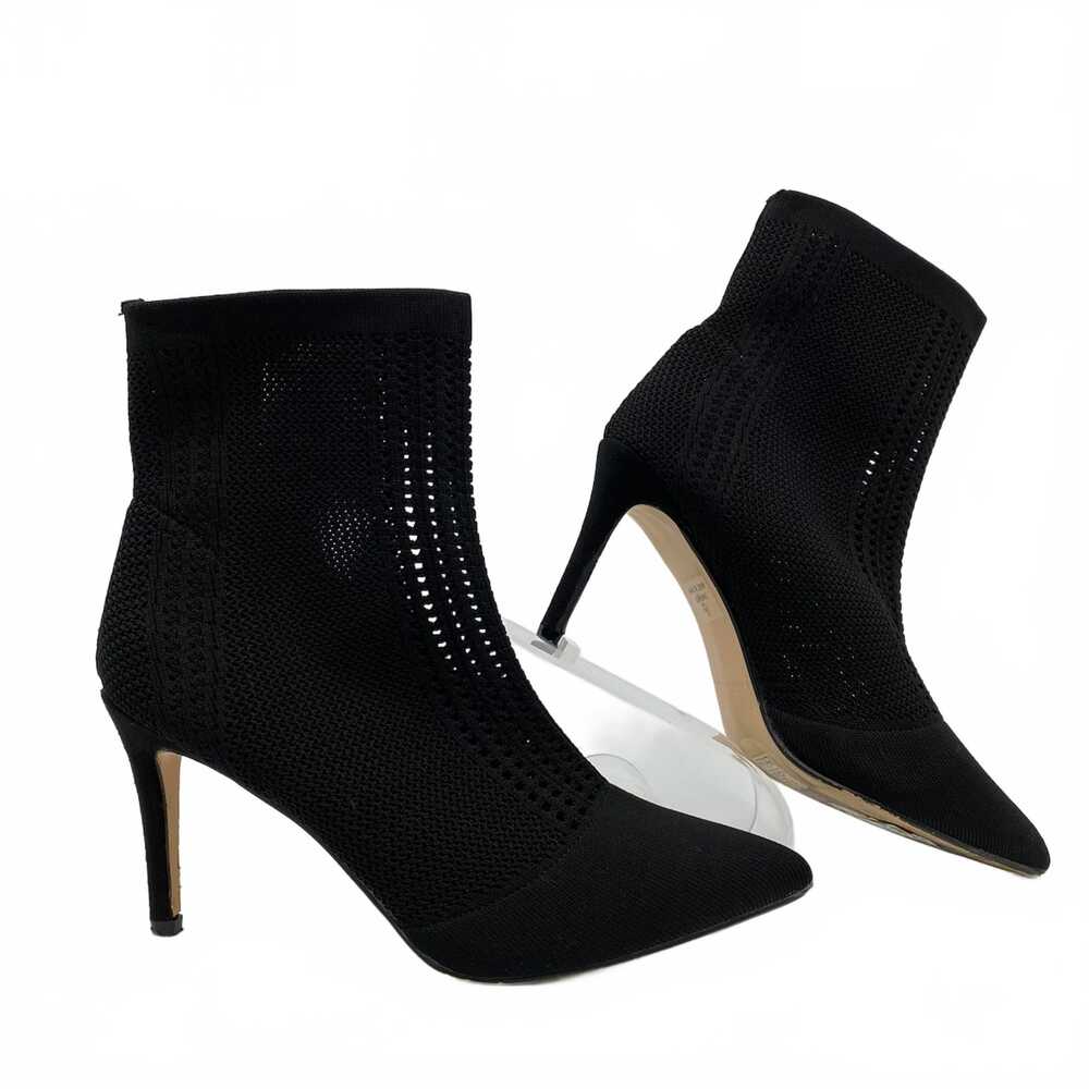 Catherine Malandrino Black Knit Stiletto Boots | Size 9 US